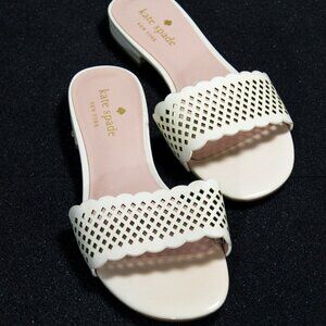 Womens Kate Spade Fonteyn Cream Sandle, 6.5B, excellent condition